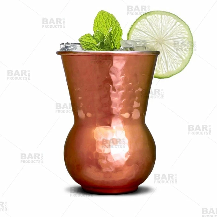 Cheapest ⭐ BarMan BarConic® 😉 Hammered Copper Plated Hourglass Tumbler - 15oz 🎉 1 Cheapest ⭐ BarMan BarConic® 😉 Hammered Copper Plated Hourglass Tumbler - 15oz 🎉