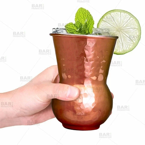 Cheapest ⭐ BarMan BarConic® 😉 Hammered Copper Plated Hourglass Tumbler - 15oz 🎉 2 Cheapest ⭐ BarMan BarConic® 😉 Hammered Copper Plated Hourglass Tumbler - 15oz 🎉 - Image 2