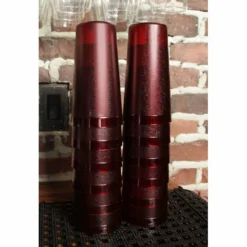 Coupon 🔔 BarMan BarConic® Red Stackable Pebbled Tumblers - 12 Pack 😉 -Barman Sales Store 20oz red stackable pebbled glasses at bar 700x700