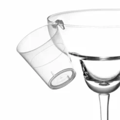 New 🌟 BarMan BarConic® 2oz Clear Plastic Shot Glass With Hook ⌛ -Barman Sales Store 2oz hook shot clear closeup 700x700