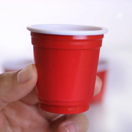 Budget ❤️ BarMan BarConic® 2 Oz. Red Plastic Cups - 200 Count 🤩 3 Budget ❤️ BarMan BarConic® 2 Oz. Red Plastic Cups - 200 Count 🤩 - Image 3