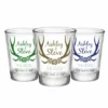 Discount ⌛ BarMan CUSTOMIZABLE - 1.75oz Clear Wedding Shot Glass - Antlers (Version 2) 👏