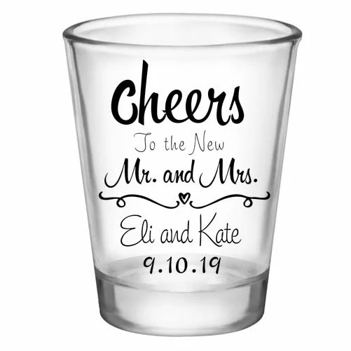 Best Pirce ⌛ BarMan CUSTOMIZABLE - 1.75oz Clear Wedding Shot Glass - Cheers 🧨 3 Best Pirce ⌛ BarMan CUSTOMIZABLE - 1.75oz Clear Wedding Shot Glass - Cheers 🧨 - Image 3