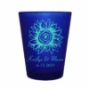 Deals ⭐ BarMan CUSTOMIZABLE - 1.5oz Blue Frosted Shot Glass - Sunflower 👏