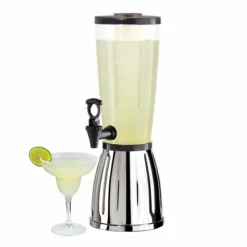 Wholesale 👏 BarMan Beverage Dispenser W/ Ice Tube - 3 Quart - Stainless Steel 😀