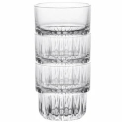 Brand new ⭐ BarMan BarConic® 8 Oz Texan™ Rocks Glass 🛒 -Barman Sales Store 8 oz barconic stackable rocks glasses stacked 1 700x700