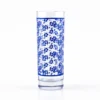 Top 10 🛒 BarMan BarConic® Collins Glass - Blue Hibiscus Pattern - 9.5 Ounce ✨