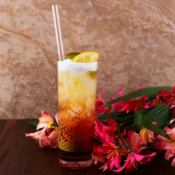 Outlet 🎉 BarMan BarConic® Collins Glass - Gold Geometric Pattern - 9.5 Ounce 🔔 -Barman Sales Store Barconic Geometric Pattern scene1 700x700