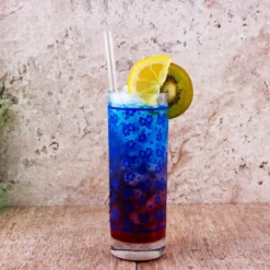 Top 10 🛒 BarMan BarConic® Collins Glass - Blue Hibiscus Pattern - 9.5 Ounce ✨ -Barman Sales Store Barconic blue hibiscus pattern scene1 700x700