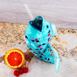 Buy ✔️ BarMan BarConic® Tiki Drinkware - Rainbow Fish - 18 Ounce ⌛ -Barman Sales Store Barconic rainbowfish scene2 700x700