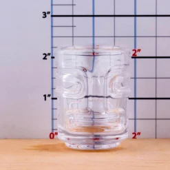 Coupon ⌛ BarMan BarConic® Tiki Shot Glass Set - Stackable - 12 Pack ⭐ -Barman Sales Store Barconic tiki shot set measurment 700x700