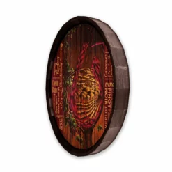 Best deal ⭐ BarMan Vino Barrel Top Tavern Sign 👍 -Barman Sales Store BarrelTop SideAngledView BT KC BARR SIGN VIN 700x700