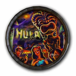 Best reviews of 😀 BarMan Vintage Hula Bar Wood Barrel Top Sign/Clock ✔️ -Barman Sales Store BarrelTop StraightFlatView 0005 BT KC BARR CB VINTwithClock 700x700