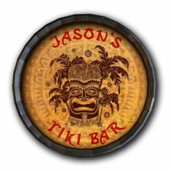 Coupon 🔥 BarMan Tiki Bar Barrel Top Tavern Sign ⌛