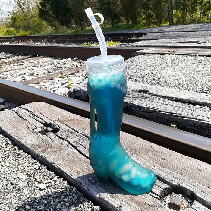 Outlet ๐ BarMan Plastic Smoke Cowboy Boot W/handle - 32 Oz ๐ 2 Outlet ๐ BarMan Plastic Smoke Cowboy Boot W/handle - 32 Oz ๐ - Image 2