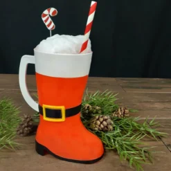 New ❤️ BarMan Santa Claus Boot Mug - Plastic - 10 Oz 👏 -Barman Sales Store DW SANTAB 10 BPC Rollover 700x700