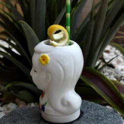 Flash Sale 🛒 BarMan BarConic® Tiki Drinkware - Ceramic Hula Girl Mug - 9 Ounce ⭐ -Barman Sales Store DW TIKI HULA BPC 700x700