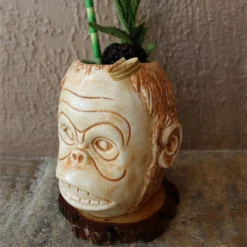 Hot Sale 🛒 BarMan BarConic® Tiki Mug - Monkey Head - 16 Oz ✔️ -Barman Sales Store DW TIKI MONKEY 2 700x700