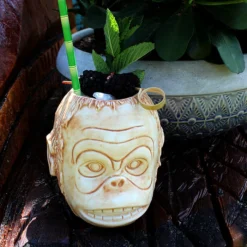 Hot Sale 🛒 BarMan BarConic® Tiki Mug - Monkey Head - 16 Oz ✔️ -Barman Sales Store DW TIKI MONKEY BPC Rollover 700x700
