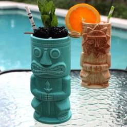 Best deal 🎉 BarMan BarConic® Tiki Drinkware - Teal Stone God - 15 Oz. ❤️ 9 Best deal 🎉 BarMan BarConic® Tiki Drinkware - Teal Stone God - 15 Oz. ❤️ -Barman Sales Store DW TIKI STONE T 3 700x700