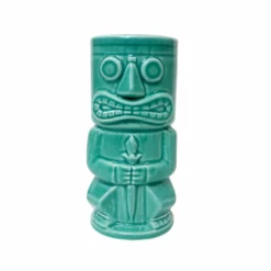 Best deal 🎉 BarMan BarConic® Tiki Drinkware - Teal Stone God - 15 Oz. ❤️