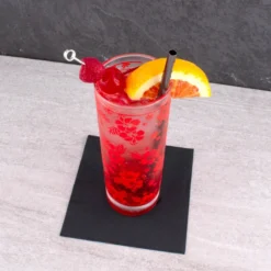 Outlet 🔥 BarMan BARCONIC® COLLINS GLASS - RED HIBISCUS PATTERN - 9.5 OUNCE ✔️ -Barman Sales Store GW 051 HIB RED 1 700x700