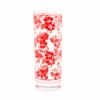 Outlet 🔥 BarMan BARCONIC® COLLINS GLASS - RED HIBISCUS PATTERN - 9.5 OUNCE ✔️