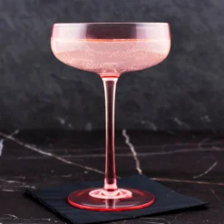 Coupon ✔️ BarMan Mid Century Champagne Coupe - Blush - 8 Ounce ⌛ 4 Coupon ✔️ BarMan Mid Century Champagne Coupe - Blush - 8 Ounce ⌛ -Barman Sales Store Mid Century Champagne Coupe Blush scene1 700x700