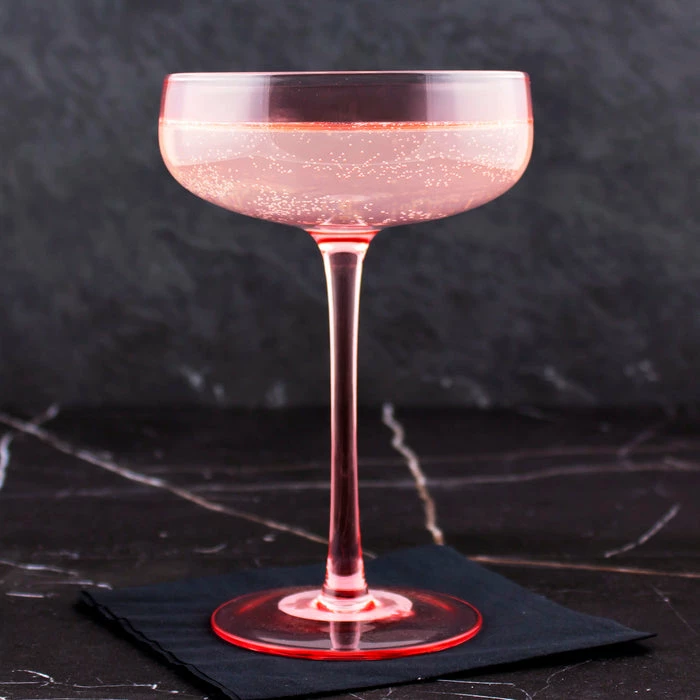 Coupon ✔️ BarMan Mid Century Champagne Coupe - Blush - 8 Ounce ⌛ 2 Coupon ✔️ BarMan Mid Century Champagne Coupe - Blush - 8 Ounce ⌛ - Image 2