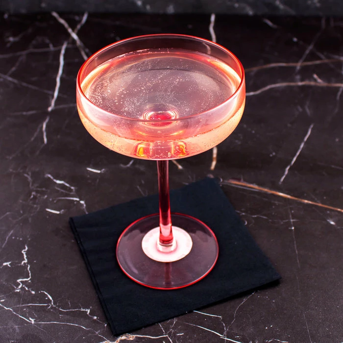 Coupon ✔️ BarMan Mid Century Champagne Coupe - Blush - 8 Ounce ⌛ 3 Coupon ✔️ BarMan Mid Century Champagne Coupe - Blush - 8 Ounce ⌛ - Image 3