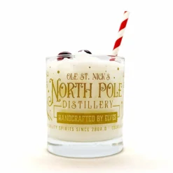 Budget ❤️ BarMan BarConic® 🌟 Christmas Collection Glassware - North Pole Distillery - 10 Ounce ⭐