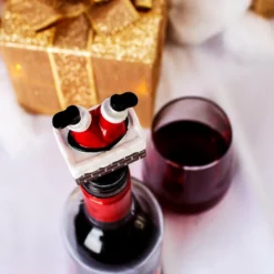 Outlet 🎉 BarMan Santa Wine Stopper ⭐ -Barman Sales Store Santa wine stopper scene1 700x700