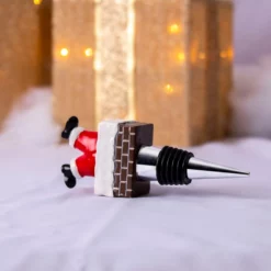Outlet 🎉 BarMan Santa Wine Stopper ⭐ -Barman Sales Store Santa wine stopper scene3 700x700