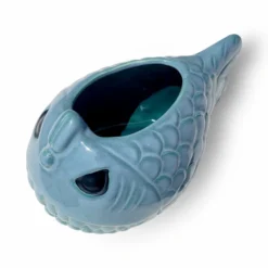 Budget 🎉 BarMan BarConic® Tiki Drinkware - Piranha 🤩 -Barman Sales Store TikiPirhannaCup CeramicTikiFishMug 800 700x700