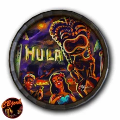 Best reviews of 😀 BarMan Vintage Hula Bar Wood Barrel Top Sign/Clock ✔️