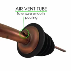 Deals 😍 BarMan BarConic® Liquor Pourer With Antique Copper Finish 😍 -Barman Sales Store antique finish pourer web detail 700x700