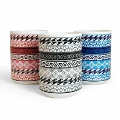 Promo 👏 BarMan Aztec Pattern Ceramic Mugs - Color Variants - 15 Oz ⭐