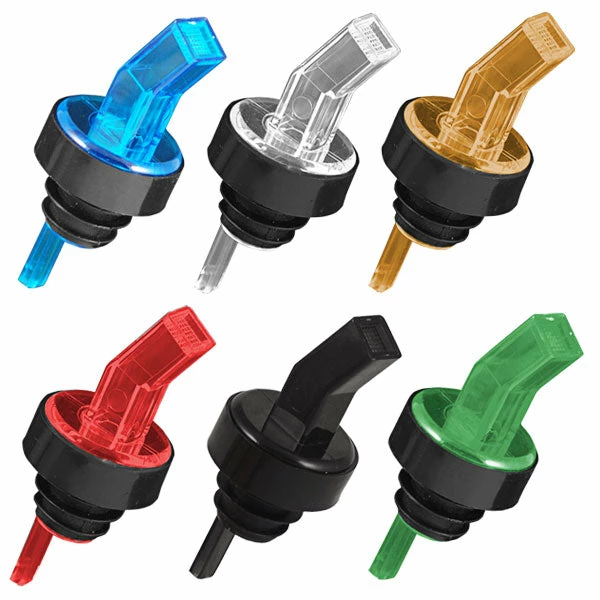 Hot Sale ✨ BarMan Liquor Pourers - Square Tip Screened - Packs Of 12 - Color Options ⌛ 1 Hot Sale ✨ BarMan Liquor Pourers - Square Tip Screened - Packs Of 12 - Color Options ⌛