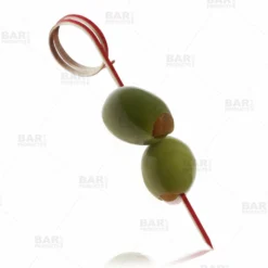 Coupon 🎁 BarMan Ring Bamboo Cocktail Picks - 100 Pack - Red 🤩 -Barman Sales Store bamboo cocktail pick circle red bpc 800 700x700