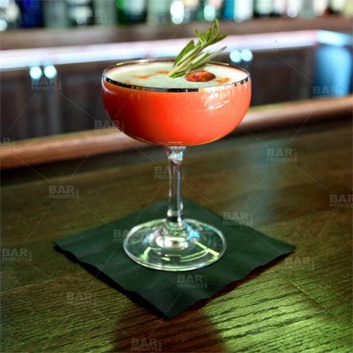 Hot Sale 😉 BarMan BarConic® Glassware - Silver Rimmed Coupe Cocktail Glass - 7 Oz 😍 2 Hot Sale 😉 BarMan BarConic® Glassware - Silver Rimmed Coupe Cocktail Glass - 7 Oz 😍 - Image 2