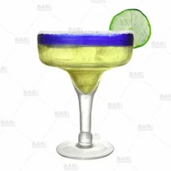Deals 🥰 BarMan BarConic® Glassware - Blue Rim Margarita Glass - 14 Oz 🥰 -Barman Sales Store barconic blue rim margarita glass 14oz bpc 1 700x700