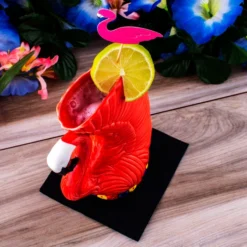 Top 10 🎁 BarMan BarConic® Tiki Drinkware - Flamingo -16 Ounce ⭐ -Barman Sales Store barconic flamingo scene2 700x700