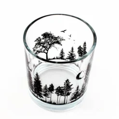 Flash Sale 🥰 BarMan BarConic® Glassware - Old Fashion Glass - Forest Scene - 10 Ounce 💯 -Barman Sales Store barconic forest glass clean2 700x700