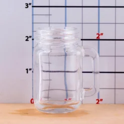 Best Pirce 🔔 BarMan BarConic® Mini Mason Jar Shot Glass With Handle - 1.25 Ounce ⌛ -Barman Sales Store barconic mini masonjar measurment 700x700