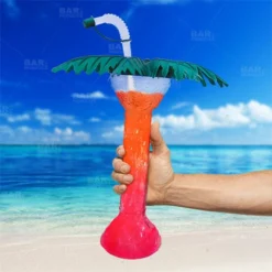 Flash Sale 😀 BarMan BarConic® 18 Oz Palm Tree Party Yard ⌛ -Barman Sales Store barconic palm tree party yard 18oz bpc 4 700x700