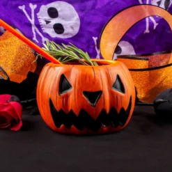 Cheap ❤️ BarMan BarConic® Tiki Drinkware - Pumpkin - 18 Ounce 😉 -Barman Sales Store barconic pumpkin tiki scene1 700x700