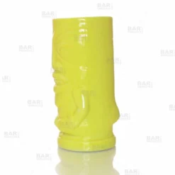 Promo 💯 BarMan BarConic® 12 Oz Tiki Drinkware – Yellow ⌛ -Barman Sales Store barconic tiki drinkware yellow side web 500 700x700