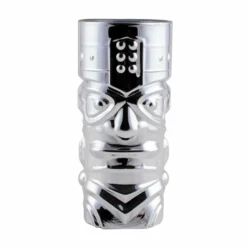 Hot Sale 👏 BarMan BarConic® Metal Plated Tiki Glass - 15 Ounce - (Color Options) 🥰 -Barman Sales Store barconic tiki glass silver clean 700x700