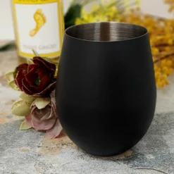 Promo ✨ BarMan Stemless Stainless Steel Wine Glass - Matte Black - 17 Oz. 🥰 5 Promo ✨ BarMan Stemless Stainless Steel Wine Glass - Matte Black - 17 Oz. 🥰 -Barman Sales Store black stemless wine glass bpc 5 700x700