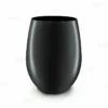 Brand new ✨ BarMan Wine Glass - Stemless - Plastic - Black - 12 Ounce - Pack Of 6 ⭐